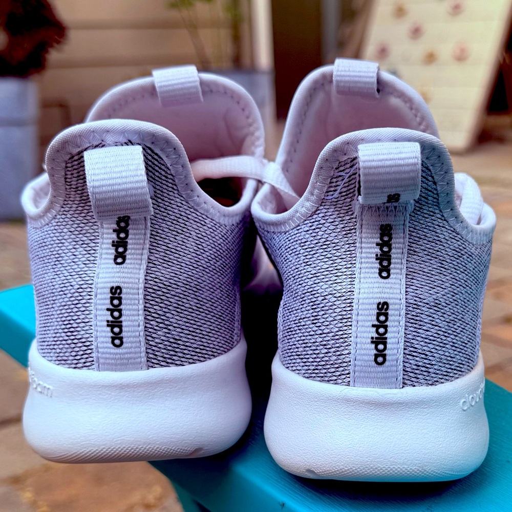 Adidas Cloudfoam Pure 2.0 Shoes | Cloud White/Core Black Women's Sneakers Sz 10 - Picture 5 of 9